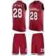 Cardinals -28 Justin Bethel Red Team Color Stitched NFL Limited Tank Top Suit Jersey
