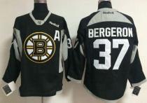 Boston Bruins -37 Patrice Bergeron Black Practice Stitched NHL Jersey