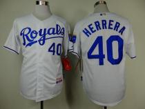 Kansas City Royals -40 Kelvin Herrera White Cool Base Stitched MLB Jersey