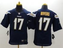Nike San Diego Chargers #17 Philip Rivers Navy Blue Team Color Men‘s Stitched NFL New Elite Jersey
