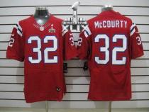 Nike New England Patriots -32 Devin McCourty Red Alternate Super Bowl XLIX Mens Stitched NFL Elite J