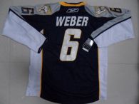 Nashville Predators -6 Shea Weber Stitched Dark Blue NHL Jersey