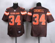 Nike Cleveland Browns -34 Isaiah Crowell Brown Team Color Men's Stitched NFL New Elite Jersey