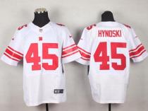 Nike New York Giants #45 Henry Hynoski White Men's Stitched NFL Elite Jersey