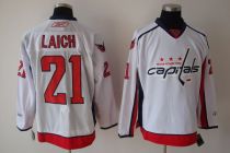 Washington Capitals -21 Brooks Laich Stitched White NHL Jersey