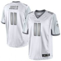 Nike Atlanta Falcons 11 Julio Jones Silver Grey