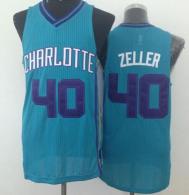 Revolution 30 Charlotte Hornets -40 Cody Zeller Light Blue Stitched NBA Jersey