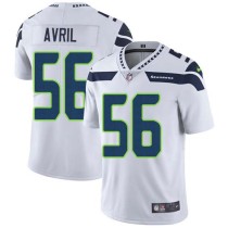 Nike Seahawks -56 Cliff Avril White Stitched NFL Vapor Untouchable Limited Jersey