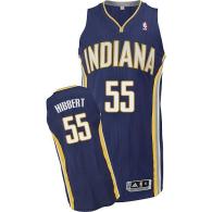 Indiana Pacers -55 Roy Hibbert Navy Blue Road Stitched NBA Jersey