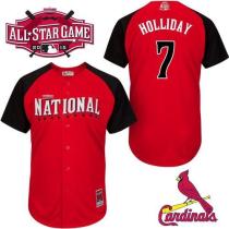 St Louis Cardinals #7 Matt Holliday Red 2015 All-Star National League Stitched MLB Jersey