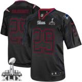 Nike New England Patriots -29 LeGarrette Blount Lights Out Black Super Bowl XLIX Mens Stitched NFL E