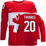 Olympic 2014 CA 20 John Tavares Red Stitched NHL Jersey