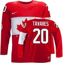 Olympic 2014 CA 20 John Tavares Red Stitched NHL Jersey