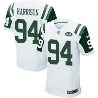 Nike New York Jets -94 Damon Harrison White Men's Stitched NFL Elite Jersey