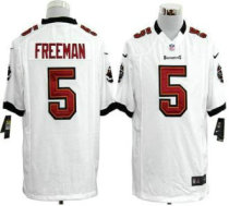 Nike Buccaneers -5 Josh Freeman White Stitched NFL Game Jersey