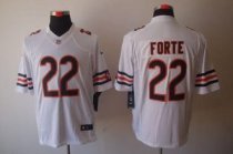 Nike Bears -22 Matt Forte White Stitched NFL Limited Jersey