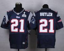 Nike New England Patriots -21 Malcolm Butler Navy Blue Team Color Super Bowl XLIX Mens Stitched NFL
