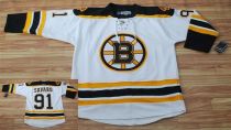 Boston Bruins -91 Marc Savard Stitched White NHL Jersey