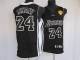 Los Angeles Lakers -24 Kobe Bryant Stitched Black Shadow Final Patch NBA Jersey