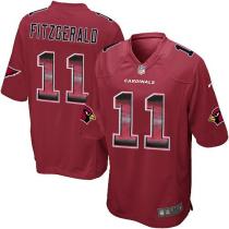 Nike Cardinals -11 Larry Fitzgerald Red Team Color Stitched NFL Limited Strobe Jersey