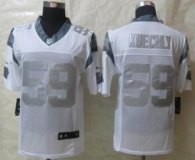 Nike Carolina Panthers -59 Luke Kuechly White NFL Limited Platinum Jersey