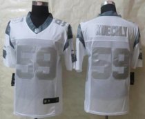 Nike Carolina Panthers -59 Luke Kuechly White NFL Limited Platinum Jersey