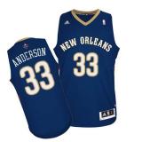 Revolution 30 New Orleans Pelicans -33 Ryan Anderson Navy Stitched NBA Jersey