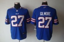 Nike Bills -27 Stephon Gilmore Royal Blue Team Color Stitched NFL Limited Jersey