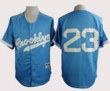 Los Angeles Dodgers -23 Adrian Gonzalez Light Blue Cooperstown Stitched MLB Jersey