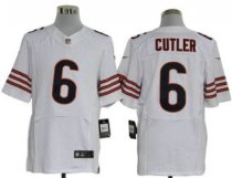 Nike Chicago Bears -6 White Cutler Elite Jersey