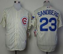 Chicago Cubs -23 Ryne Sandberg Cream 1969 Turn Back The Clock Stitched MLB Jersey