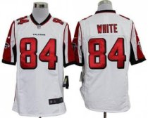 Nike Falcons 84 Roddy White White Stitched NFL Game Jersey