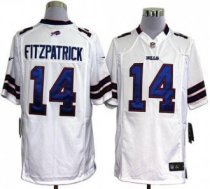 Nike Bills -14 Ryan Fitzpatrick White Stitched NFL Game Jersey