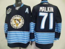 Pittsburgh Penguins -71 Evgeni Malkin Stitched Dark BLue 2011 Winter Classic Vintage NHL Jersey