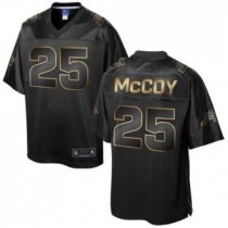 Nike Buffalo Bills -25 LeSean McCoy Pro Line Black Gold Collection Stitched NFL Game Jersey