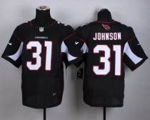 Nike Arizona Cardinals -31 David Johnson Black Alternate Stitched NFL Elite jersey