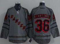 New York Rangers -36 Mats Zuccarello Charcoal Cross Check Fashion Stitched NHL Jersey