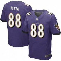 Nike Baltimore Ravens -88 Dennis Pitta Purple Team Color NFL New Elite Jersey