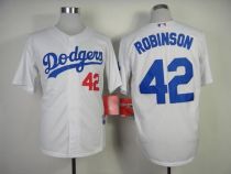 Los Angeles Dodgers -42 Jackie Robinson White Cool Base Stitched MLB Jersey