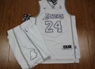 The lakers - 24 kobe fans edition  new fabrics-all white