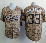 San Diego Padres #33 James Shields Camo Alternate 2 Cool Base Stitched MLB Jersey