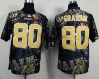 Nike New Orleans Saints #80 Jimmy Graham Team Color Men's Stitched NFL Elite Fanatical Version Jerse