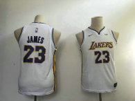Los Angeles Lakers #23 James NBA Jersey white