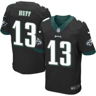 Nike Philadelphia Eagles #13 Josh Huff Black Alternate Men's Stitched NFL New Elite Jersey