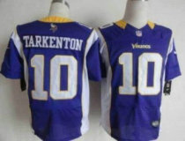 Nike Vikings -10 Fran Tarkenton Purple Team Color Stitched NFL Elite Jersey