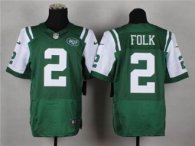 Nike Jets -2 Nick Folk Green Team Color NFL Elite Jersey