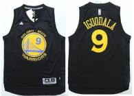 Golden State Warriors -9 Andre Iguodala Black Fashion Stitched NBA Jersey