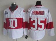 Detroit Red Wings -35 Jimmy Howard White Winter Classic Stitched NHL Jersey