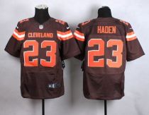 Nike Cleveland Browns -23 Joe Haden Brown Team Color Men's Stitched NFL New Elite Jersey
