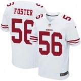 Nike 49ers -56 Reuben Foster White Stitched NFL Elite Jersey